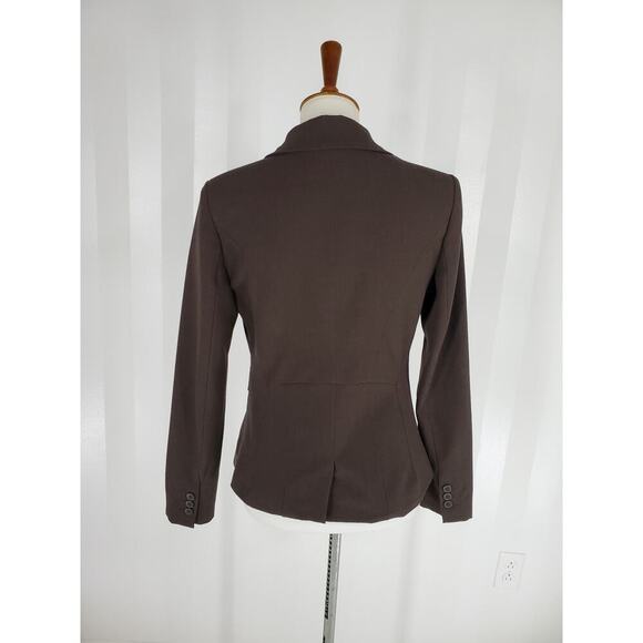 NEW YORK & CO Women's Brown Blazer Sz 6 - Picture 4 of 11